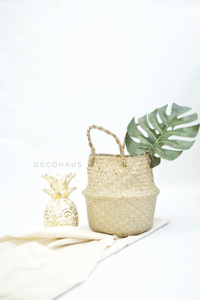 BELLYANA Seagrass Woven Multi Functional Storage Basket