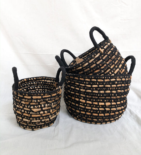 DALINA Banana Weaved Multifunctional Storage Basket