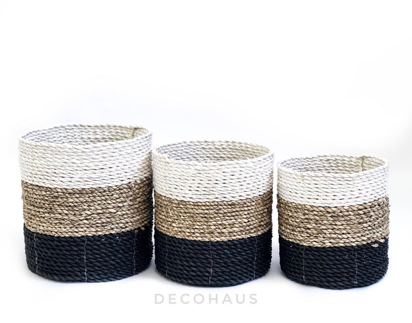 LIO Seagrass Woven Multi Functional Storage Basket