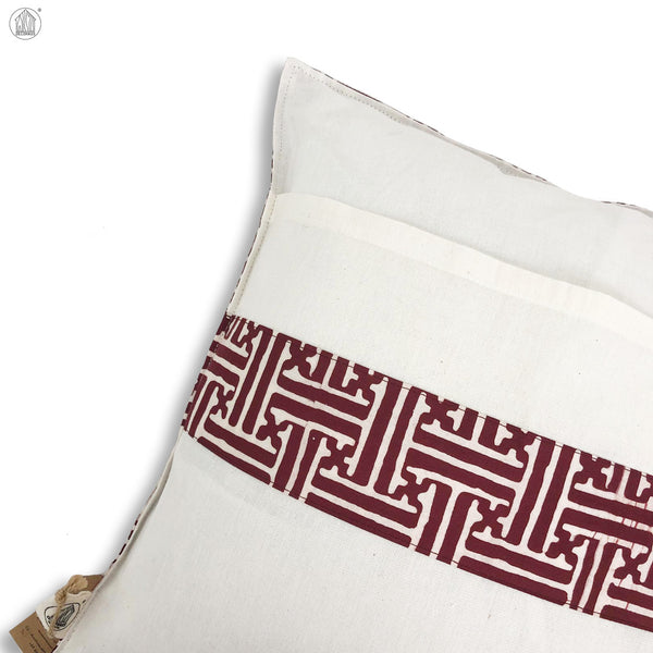 GEOMETRY Batik Handstamp Cushion Cover