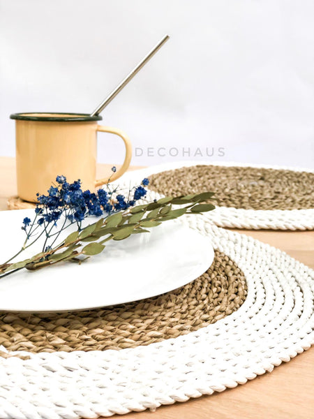 REYKA Seagrass Woven Place Mat