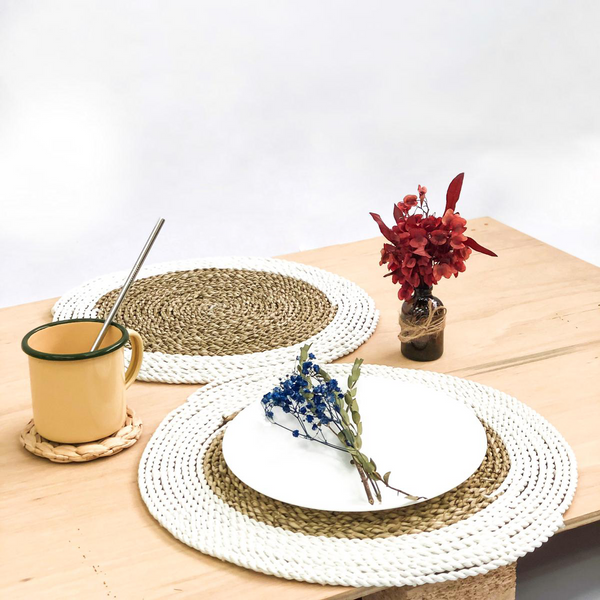 REYKA Seagrass Woven Place Mat