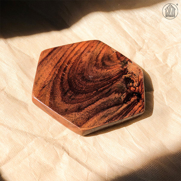 HEXA Rosewood Coaster