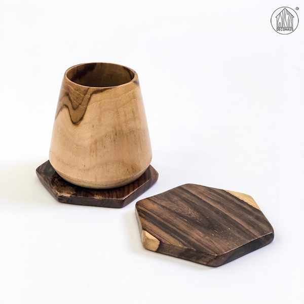 HEXA Rosewood Coaster