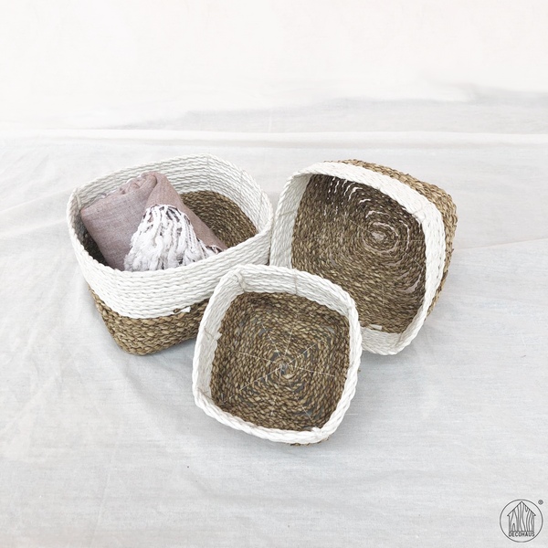 LESTI Seagrass Multifunctional Square Storage Basket