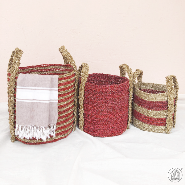 DEVANA Seagrass Multifunctional Storage Basket