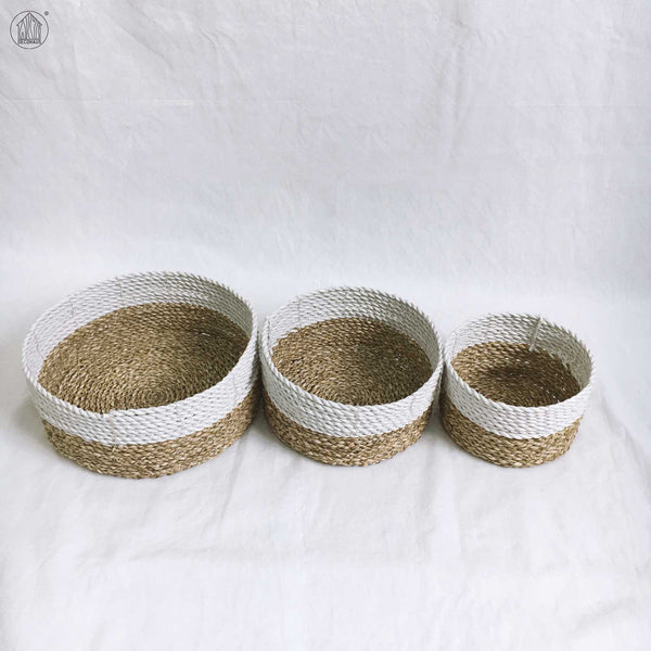 DANTE Seagrass Multifunctional Circular Storage Basket