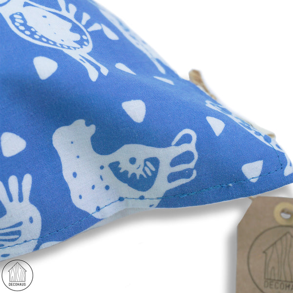 AYAM JAGO Batik Handstamp Cushion Cover