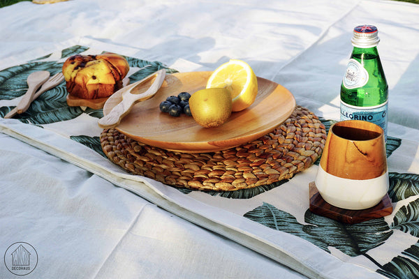 PALM TREE Canvas Table Runner
