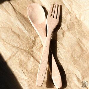 MIA Mahogany Fork and Spoon