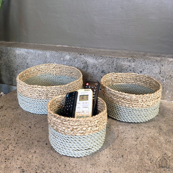 DANTE Seagrass Multifunctional Circular Storage Basket