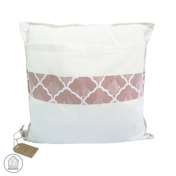 SISIK IKAN Batik Cushion Cover in Mocha colour
